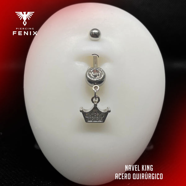 NAVEL CURVO KING- ACERO QUIRURGICO