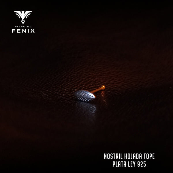 Nostril Hojada Tope - Plata Ley 925